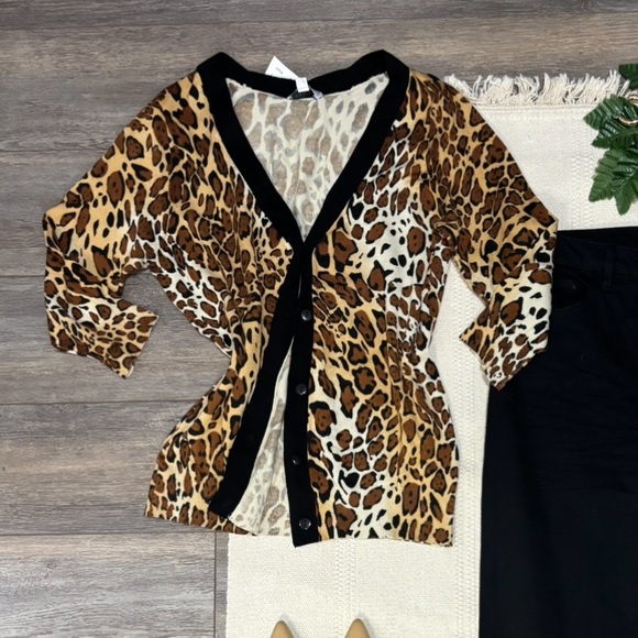 Animal print cardigan - Picture 2 of 2
